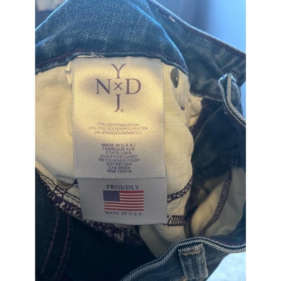 NYDJ Straight Leg Jeans 14 - Picture 5 of 7